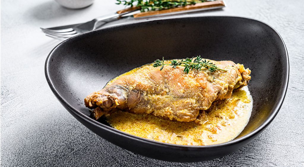 La carne de conejo tiene un bajo índice glucémico