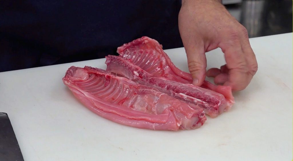 Costillar de carne de conejo