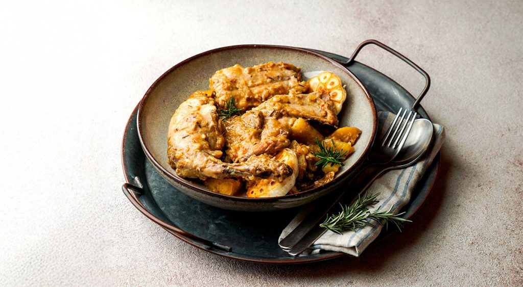 Deliciosa receta de carne de conejo