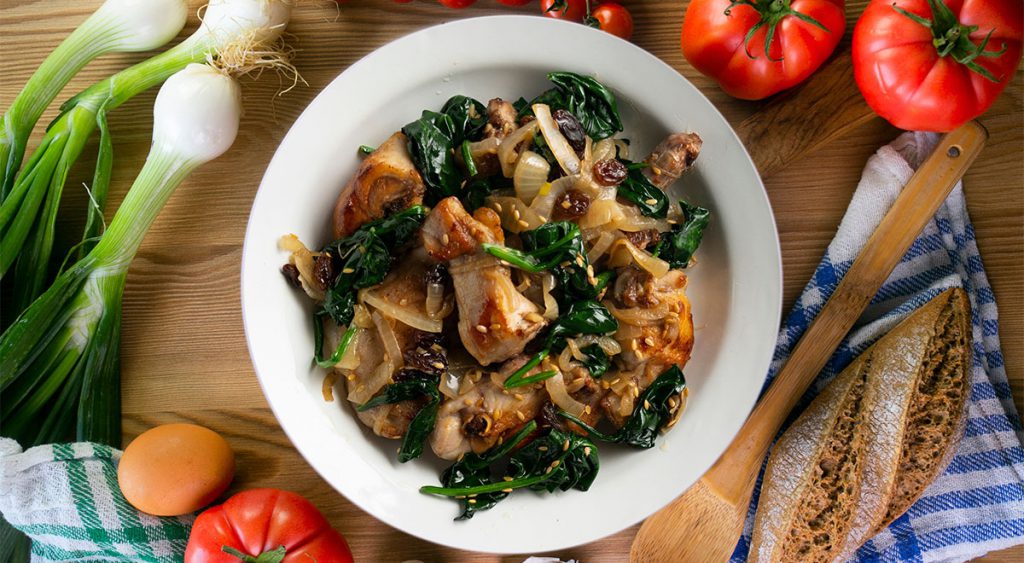 Receta de carne de conejo con legumbres