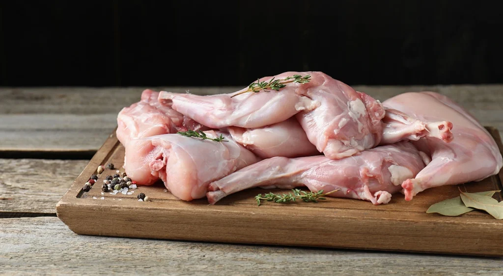 La carne de conejo tiene menos de un 5% de grasa